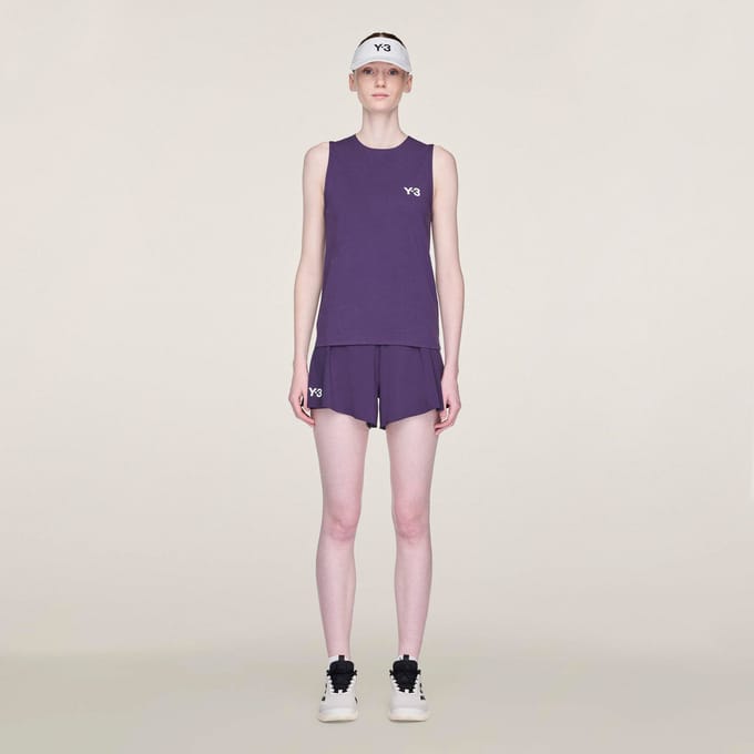 adidas Y-3 Match Shorts Dames-Paars