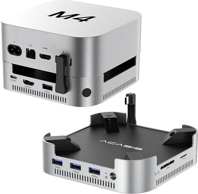 Acasis - 40Gbps - Mac mini M4 Dock - Dual-Bay SSD Enclosure