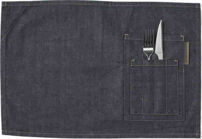 Chaud Devant Demin Placemat - Blauw (2 stuks)