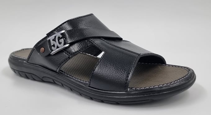 Walking - Slippers Heren - Licht Gewicht Heren Slippers - Slippers met een Zacht Voetbed - Zwart - Maat 44