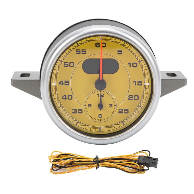 Dashboardmeter Klok Auto-interieur Herverpakking Vervanging voor MACAN 2014-2021 Yellow