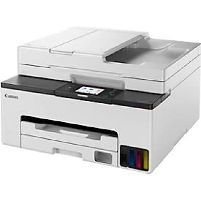 Multifunctionele inkjetprinter Canon MAXIFY GX2050, 4-in-1, USB/LAN/WLAN/Cloud, auto duplex, mobiel printen, tot A4, incl. CMYK-inktflessen