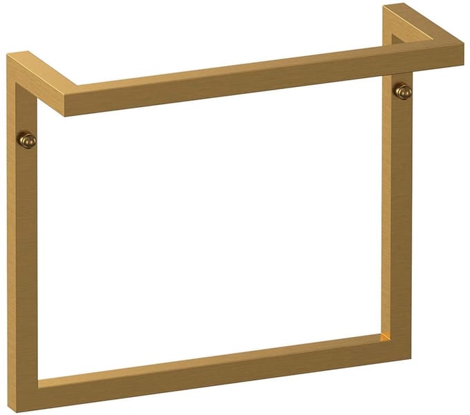 Brauer Handdoekbeugel model B 35 goud geborsteld