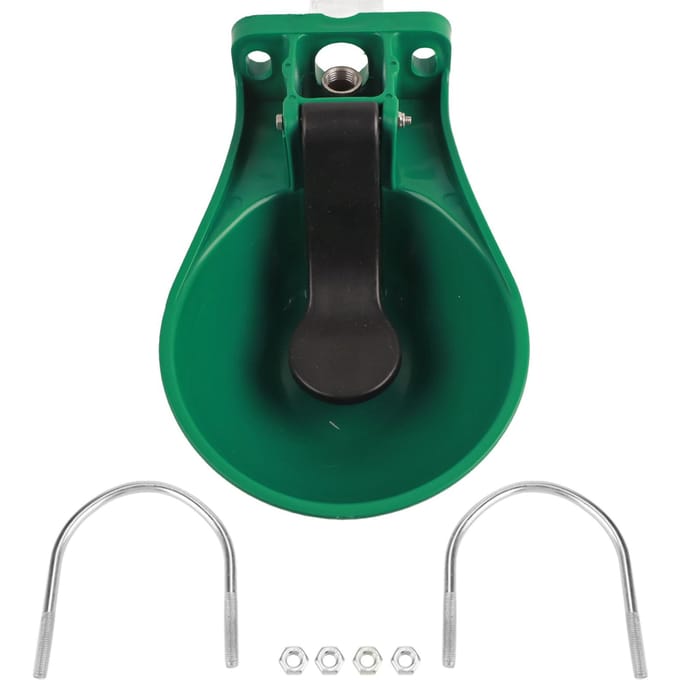 Plastic Automatische Waterbak Trogsnuit Aanraakschakelaar Klep Schaap Koe Drinkcontainer black
