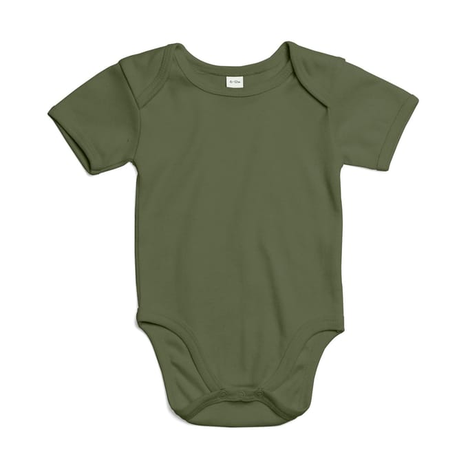 Babybugz Baby Effen Bodysuit 3-6 Months olijf