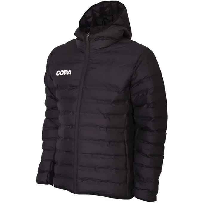 COPA - Gewatteerde Jas met Capuchon - Heren - Tussenjas - Zwart - M