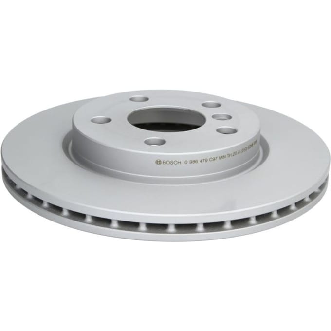 Remschijf BOSCH 0 986 479 C97 voorkant, geventileerd, sterk gecarboniseerd, 1 Stuk
