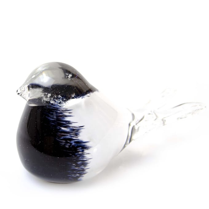 Loranto - Mini Urn Vogeltje - Urnen - Vogel Urn - Luxe Glas Urn