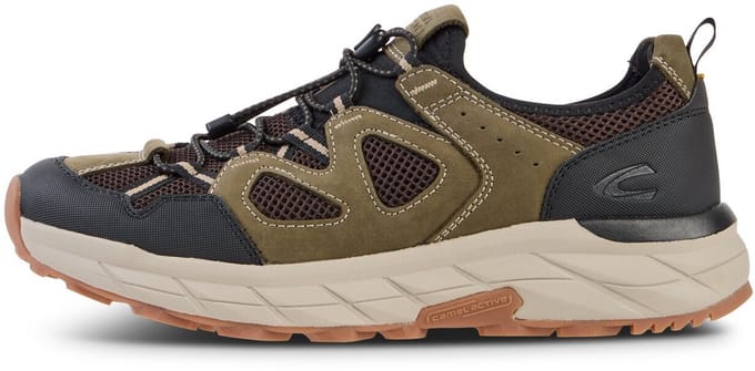 camel active Sneaker met snelkoord sluiting - Maat menswear-41 - zwart