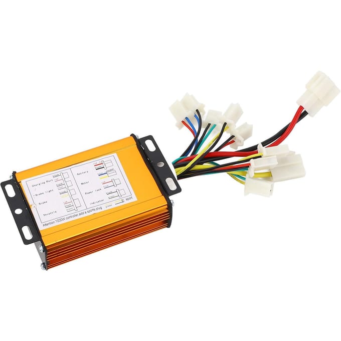 36V 1000W Geborstelde Controller Motorsnelheidsregelaar Aluminiumlegering Hoogvermogen Borstelmotorregeling white