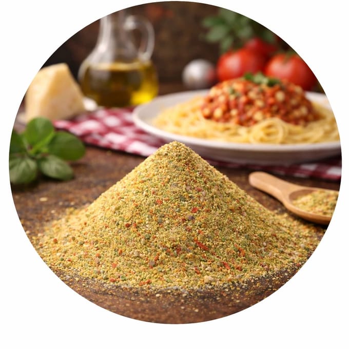 De Kruidenbaron - Spaghetti en Macaroni kruidenmix zonder zout - strooibus 100 gram