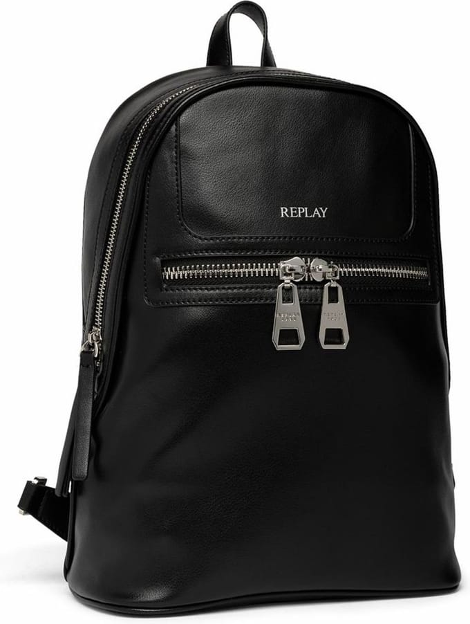 REPLAY Rugzak Backpack Black Zwart