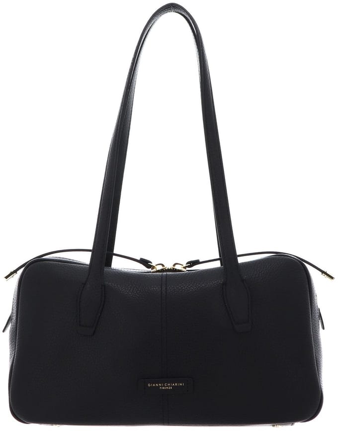 GIANNI CHIARINI Leren schoudertas Aryna Shoulder Bag Nero zwart