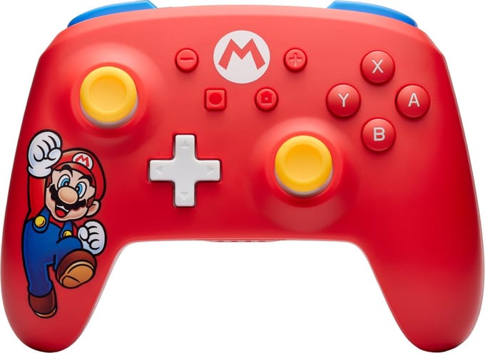 PowerA draadloze controller voor de Nintendo Switch - Mario Vreugde - Controller