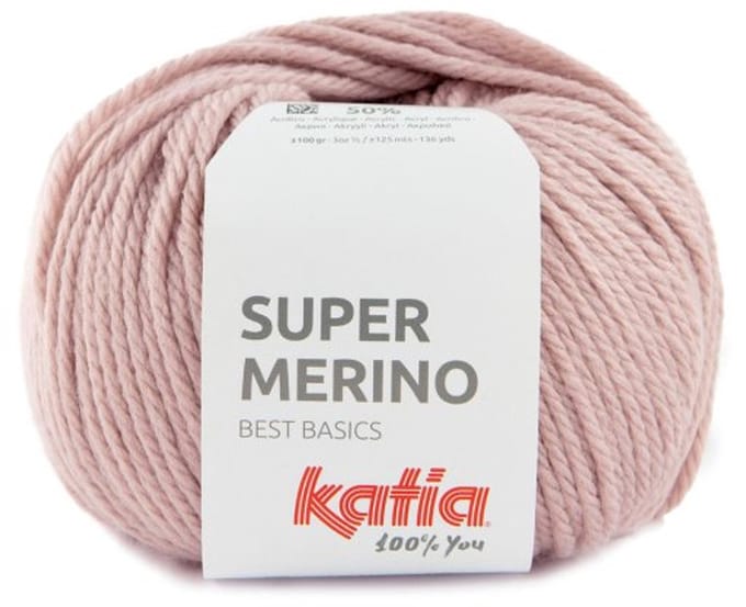 Katia Super Merino - 40 licht oudroze - Wol/Acryl Garen