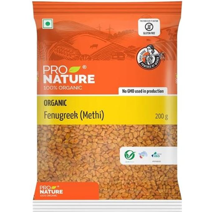 Pro Nature Biologische Fenegriek Methi Zaden, 200g yellow