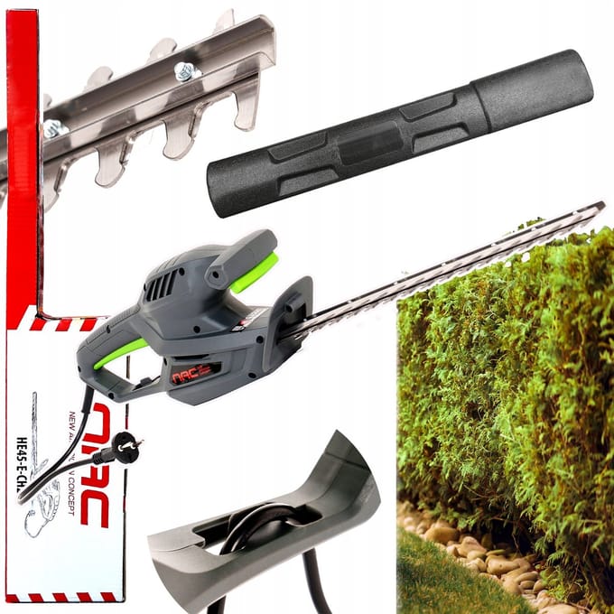 NAC HE45-E-CH2 Elektrische Heggenschaar - 450W, 45cm