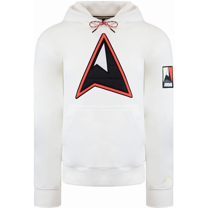 Nike Air Jordan Standard Fit Pullover Lange Mouw Wit Heren Hoodie CT3490 100