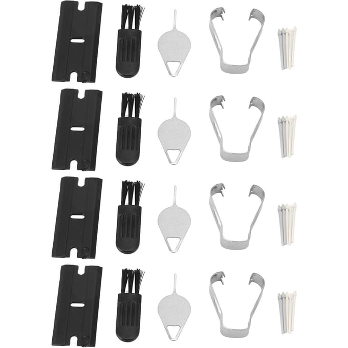 4 Sets Styluspunten voor Galaxy Tab S9 S9+Plus S9 Ultra S9 FE Soepele Stylus Vervangingspunten Wit veelkleurig
