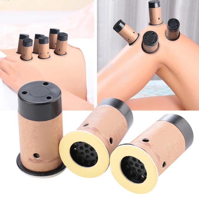 New Mini Self adhesive Moxa Bruner Moxibustion Acupupoint Therapy Stick on  Moxa Roll Set beige