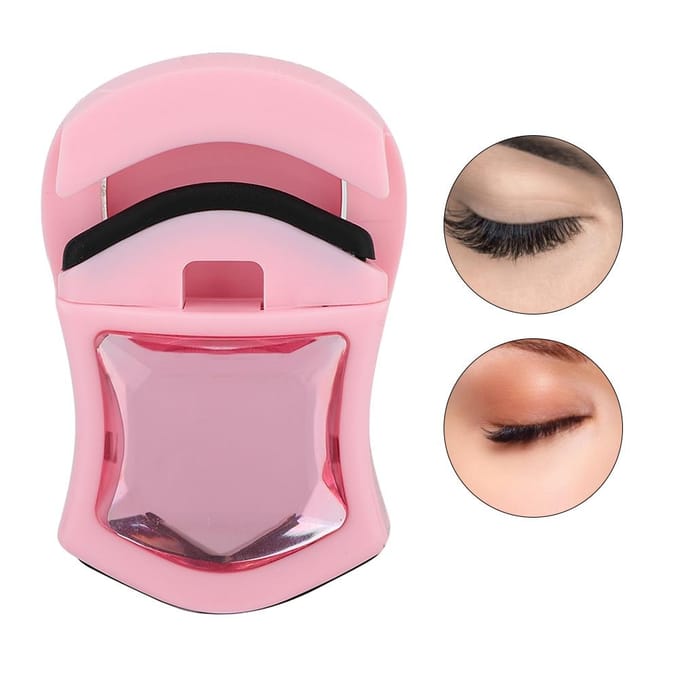 Mini Wimperkruller Oogwimperkruller Wimpers Krullen Make-up Wimpers Tools (Roze) pink