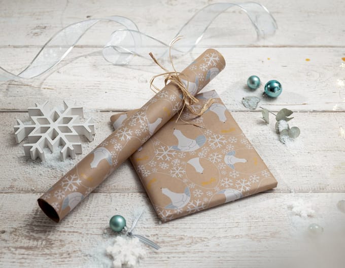 Kerstcadeaupapier Sigel - 100gr - 5mx50cm