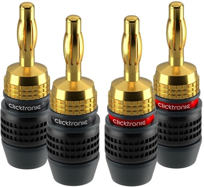 ClickTronic Banana Plug SL - 4 stuks