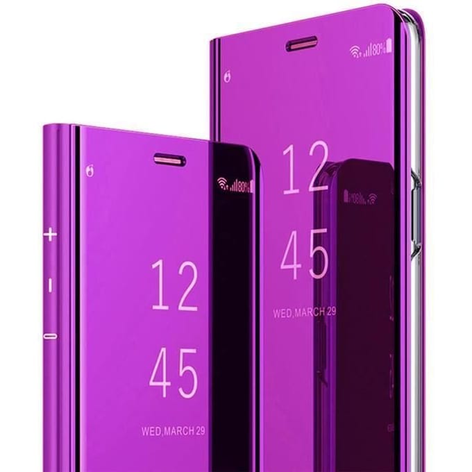 Coque Folio - Luxe - Galaxy A32 (5G) - Cuir Souple - Protection Antichoc - Pourpre violet