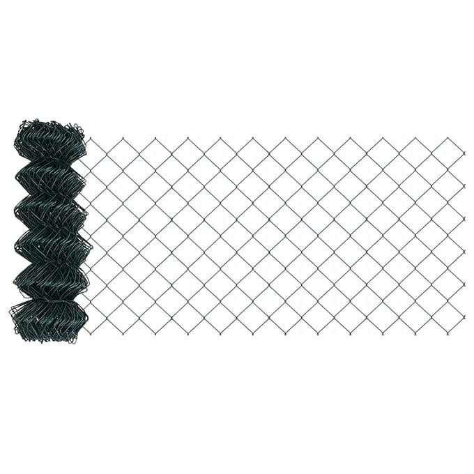vidaXL - Gaashek - 25 - x - 0,4 - m - Staal - Groen