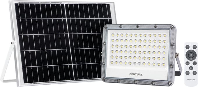 Century SRSOL-1009040 Floodlight Trap Ook Solar 5 En 800 Lom 4000 A
