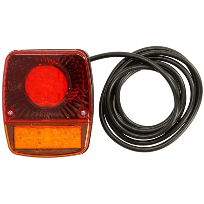 Waś Achterlicht (12V, met stoplicht, positielicht) WAS 476 W18UD