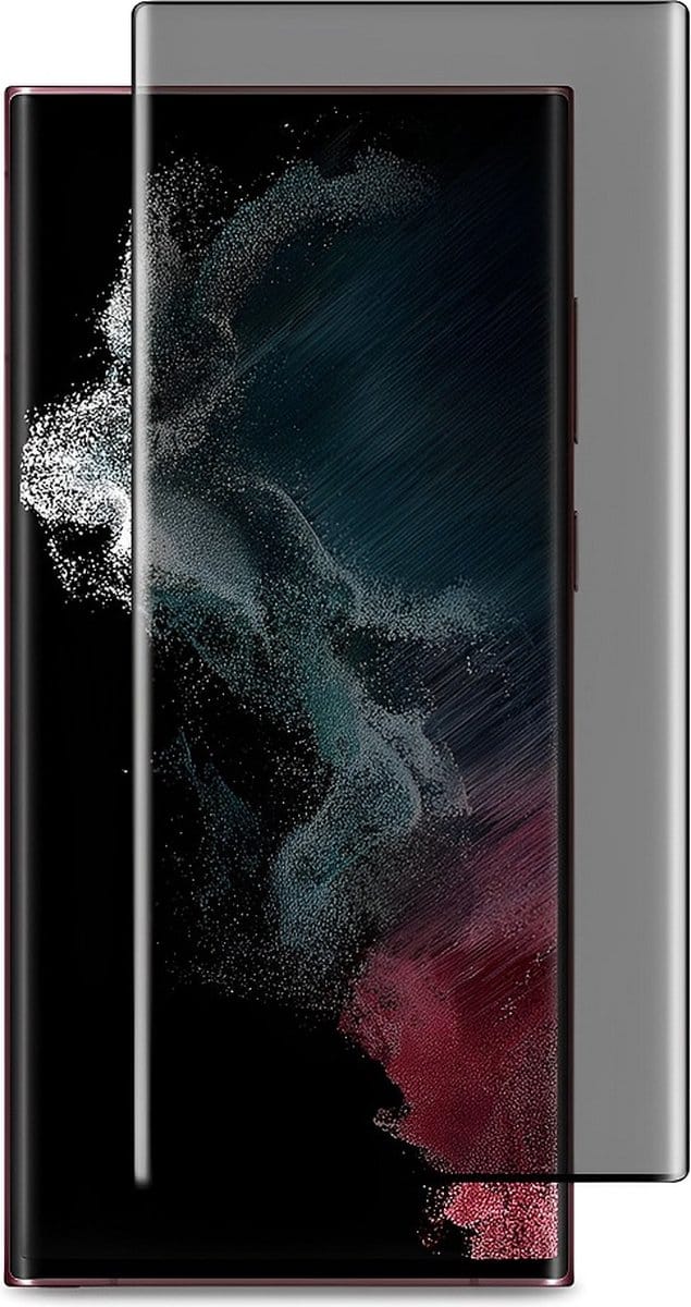 Privacy screenprotector glas tegen Meekijkers geschikt voor Samsung Galaxy S23 Ultra