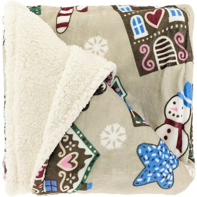 Unique Living - Plaid Snowy - 130x160cm - Mulitkleur