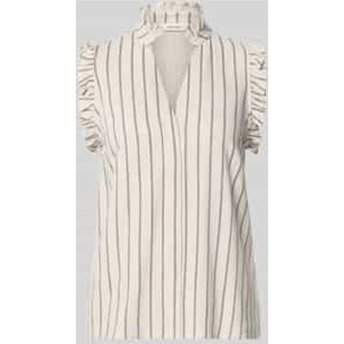 regular fit top met linnengehalte model 'VIVA'