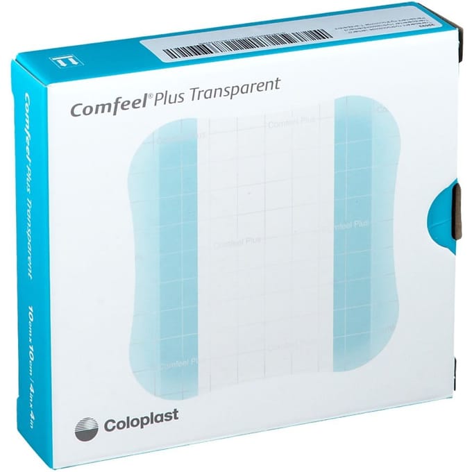 Comfeel Plus Transparant Verband 10x10 cm 33533 10 Pleister