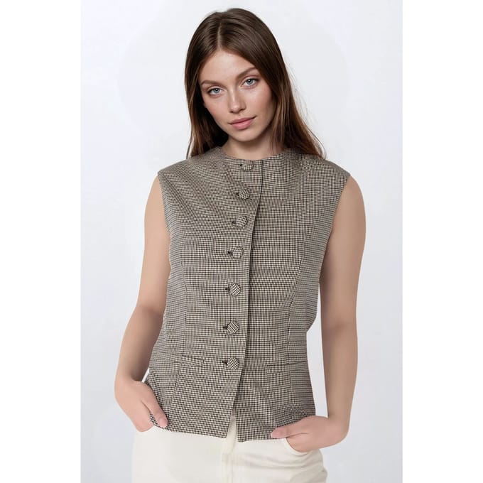Gevlochten Fitted Coltrui Gilet