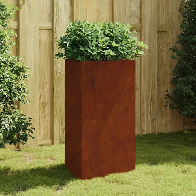vidaXL - Plantenbak - 50x43x75 - cm - cortenstaal