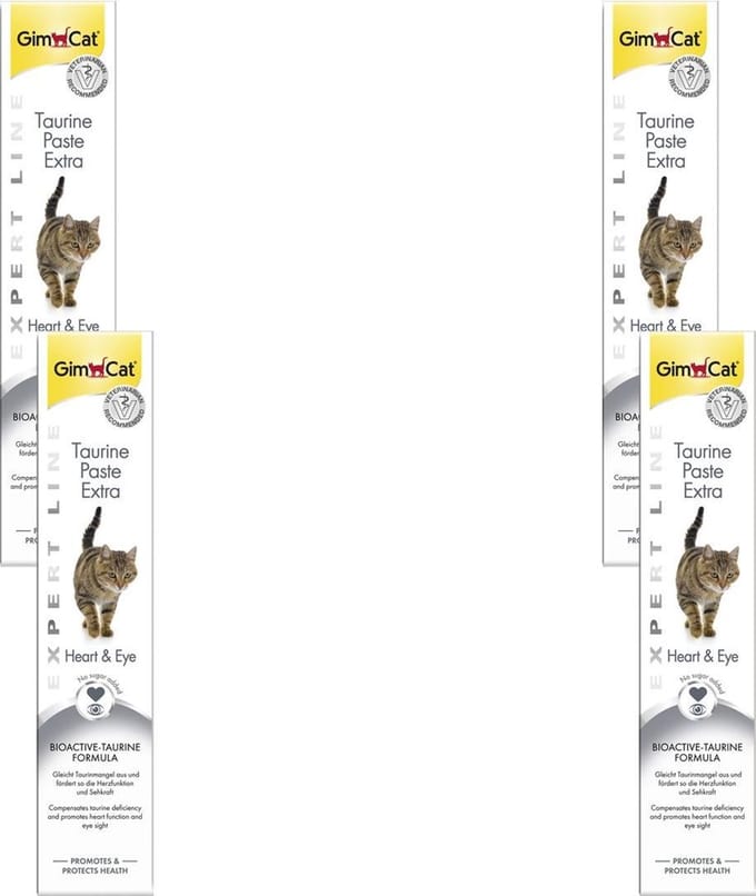 Gimcat Taurine Pasta - Kattensnack - 4 x 50 g