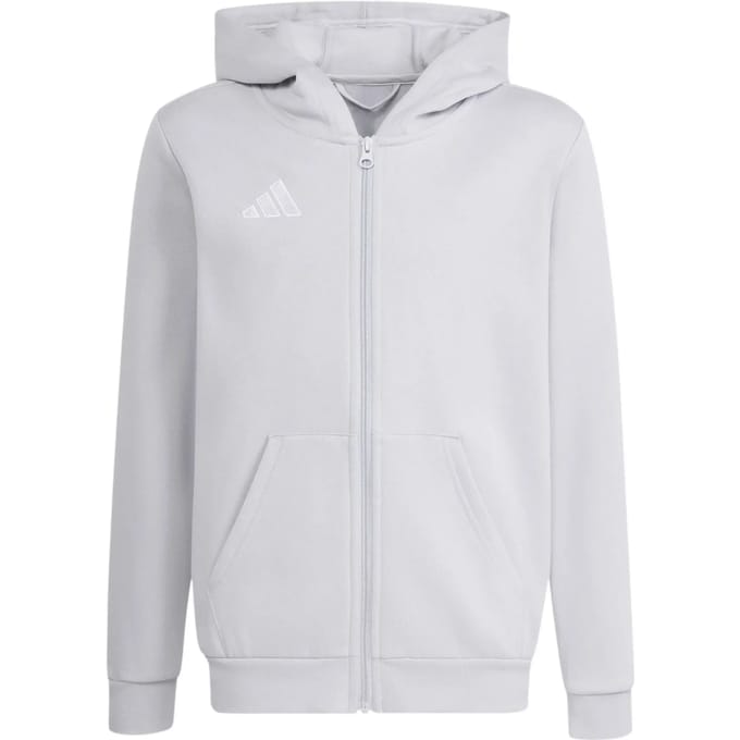 Adidas Performance Ent26 Fz Hood Y - Kinderen - Grijs