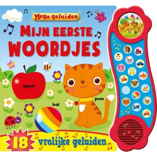 Geluidenboek Mijn Eerste Woordjes - Mega Geluiden