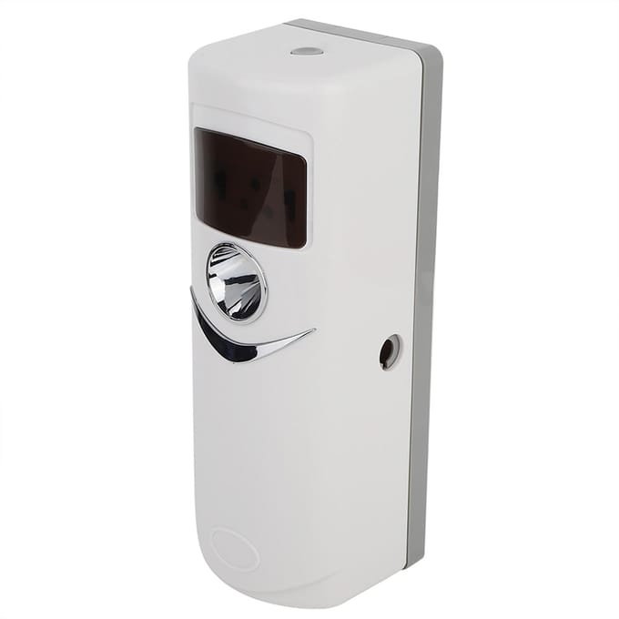 Distributeur automatique électrique de désodorisant d'air à pompe sans spray LCD noir