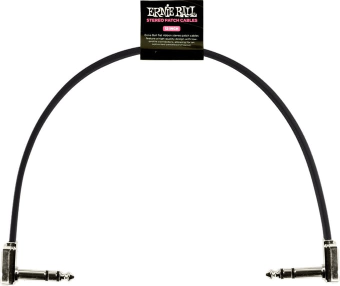 Ernie Ball 6409 Flat Ribbon Patchkabel Stereo 30cm