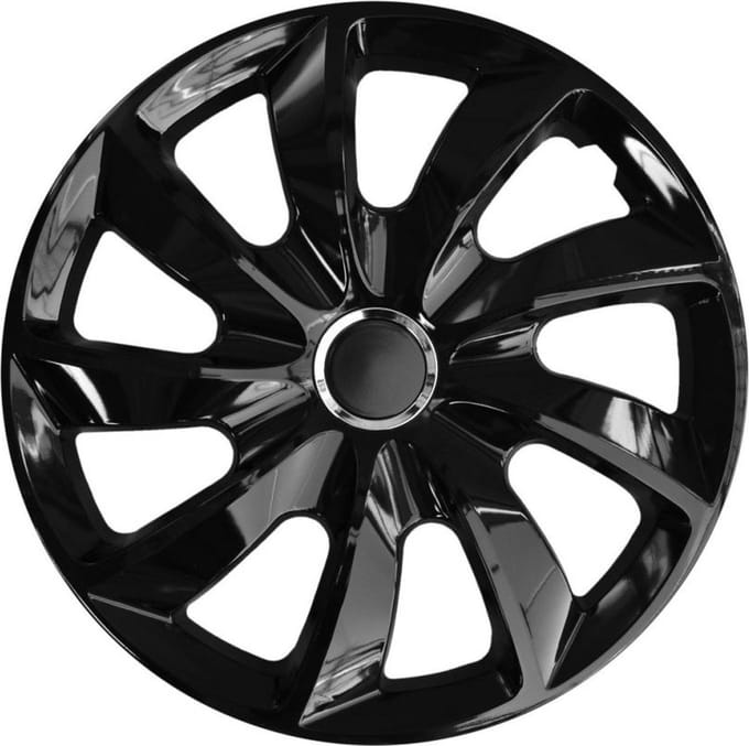 17 "NRM STIG ZWART GESCHILDERD / WIELDOPPEN - ZWART