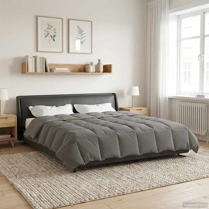 vidaXL - Winter - Duvet - 240 - x - 260 - cm - Winter - Microvezel - (100% - polyester)