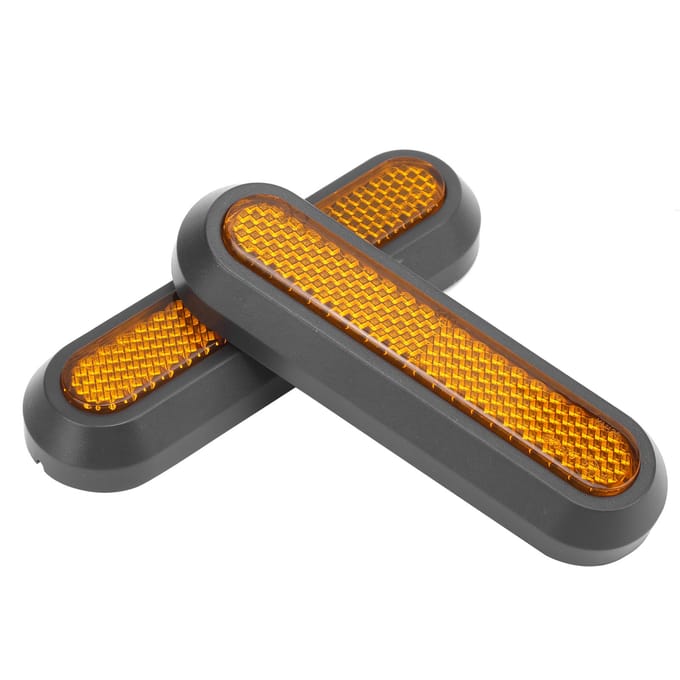 Cache de roue arrière décoratif pour trottinette avec bande réfléchissante et vis pour Xiaomi M365 PRO PRO2 orange