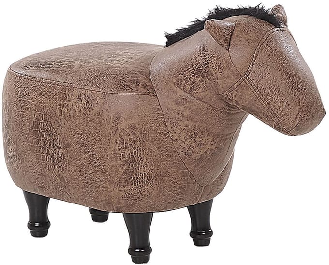 HORSE - Hocker - Lichtbruin - Kunstleer