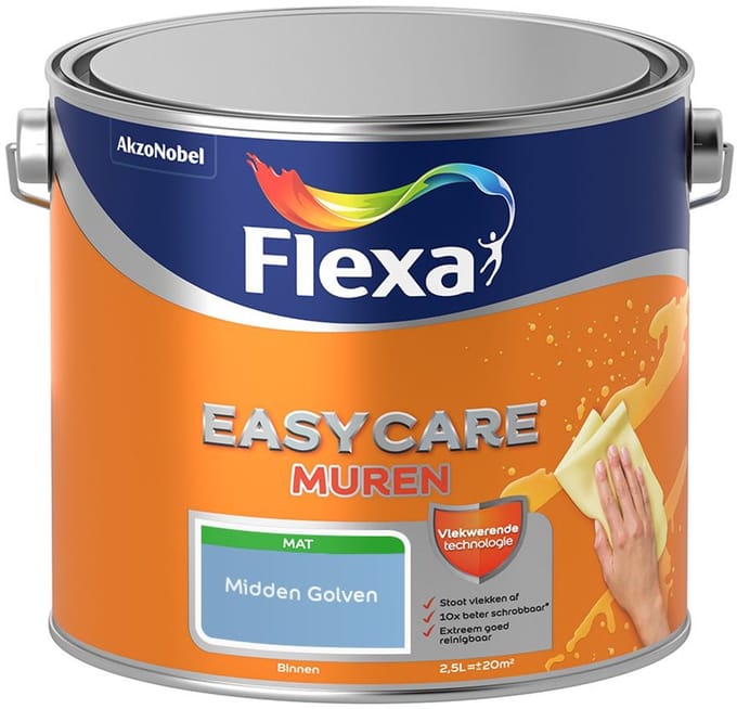 Flexa - Easycare Muren - Midden Golven - Mengverf - 2,5 L