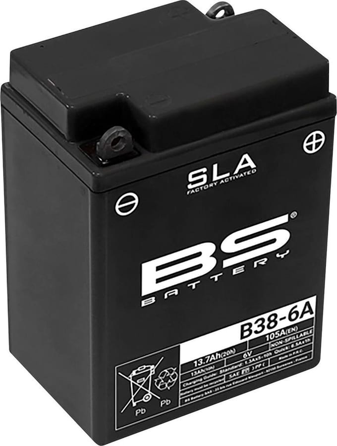 Motorfiets accu BS Battery B38-6A