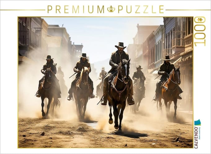 Fotopuzzel Western - 1000 Stukjes - Ontspanning Thuis - Unieke Afbeeldingen - 64x48 cm