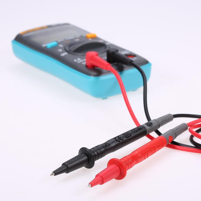 RICHMETERS RM100 LCD Digitale Multimeter DMM DC AC Spanning Diode Duty Tester